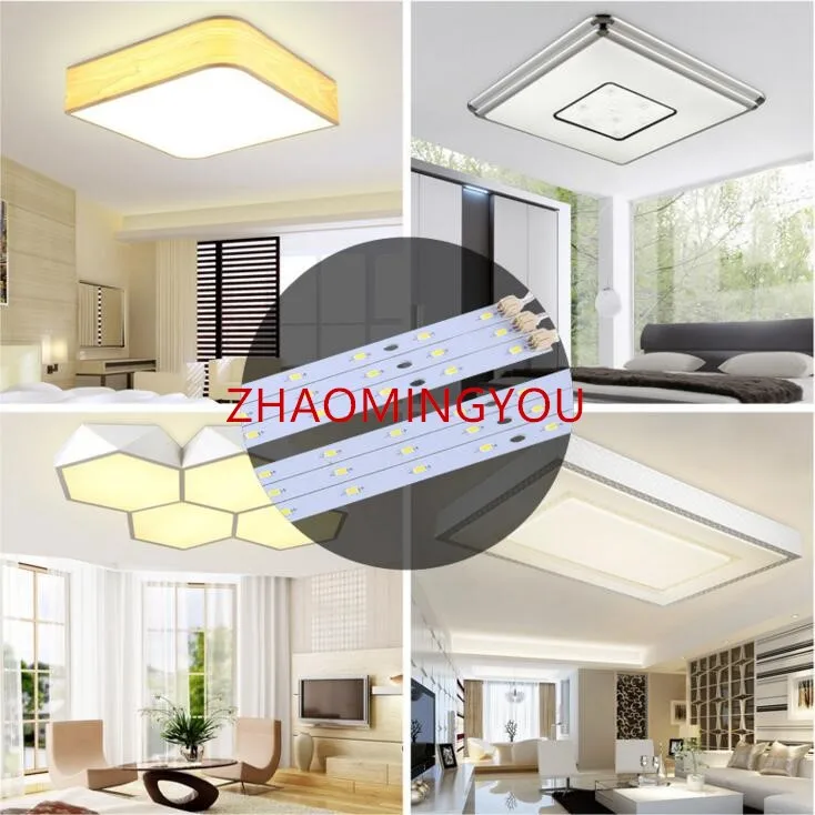 SMD 5730 LED 천장 마운트 램프 보드, 광원 LED 패널 램프 라이트 바, 18W, 24W, 30W, 36W, 42W, 48W, 60W, 41cm