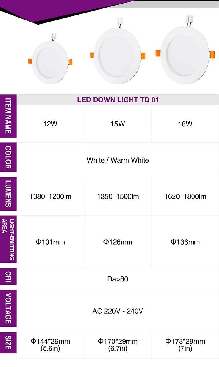 LED Down Light_TD-01_03