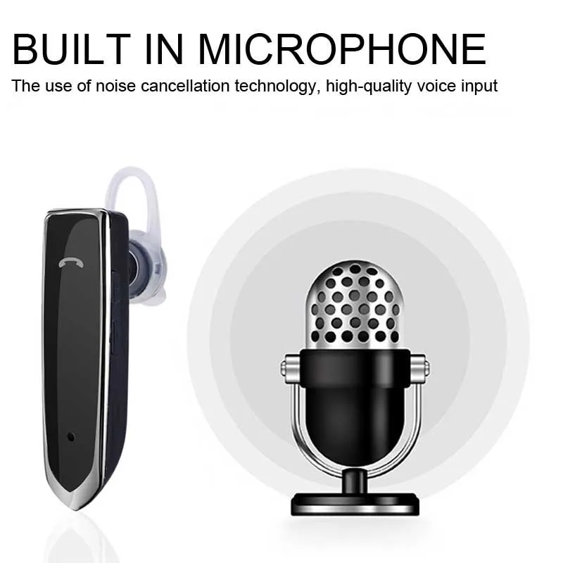 Наушники с ушным крючком A8 Bluetooth 4 1 Мини Подвесные Беспроводные Бизнес гарнитуры