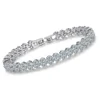 Gran oferta, brazalete de cristal de tenis romano, brazalete de cuentas de circón, brazalete de cadena, pulseras de moda para mujer, pulseras de Bisutería ► Foto 1/6