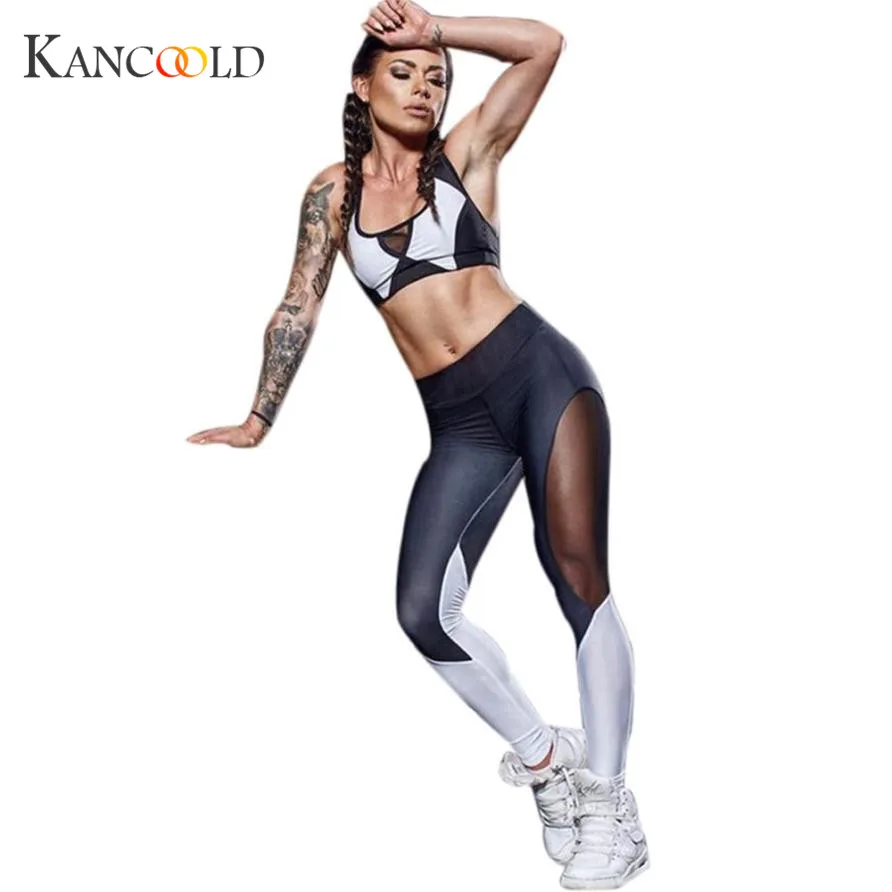 KANCOOLD Women High Waist Elastic Fitness Leggings Pants