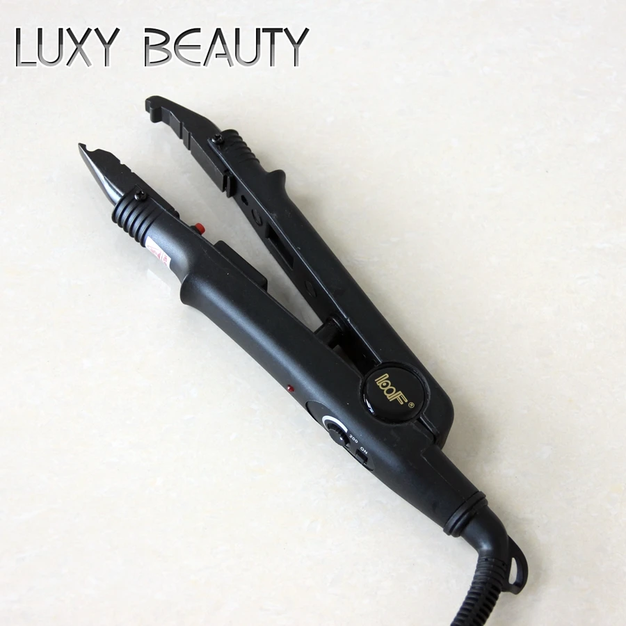L-611 Nail Flat Hair Extension Tools Hair Connector Fusion Loof Control Temperature Hairdressing Iron Styler Equipment
