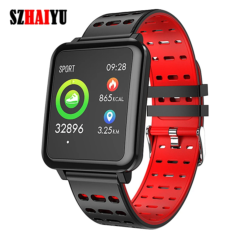 

SZHAIYU Waterproof Bluetooth Smart Bracelet Heart Rate Monitor Fitness Sleep Tracker Smar twatch Wristband For IOS Android