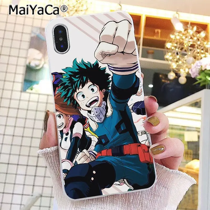 MaiYaCa аниме мой герой Academy deku bakugou Boku no Hero Academy чехол для телефона для iphone 11 Pro 8 7 6 6S Plus X XS MAX 5 5S SE XR - Цвет: A14