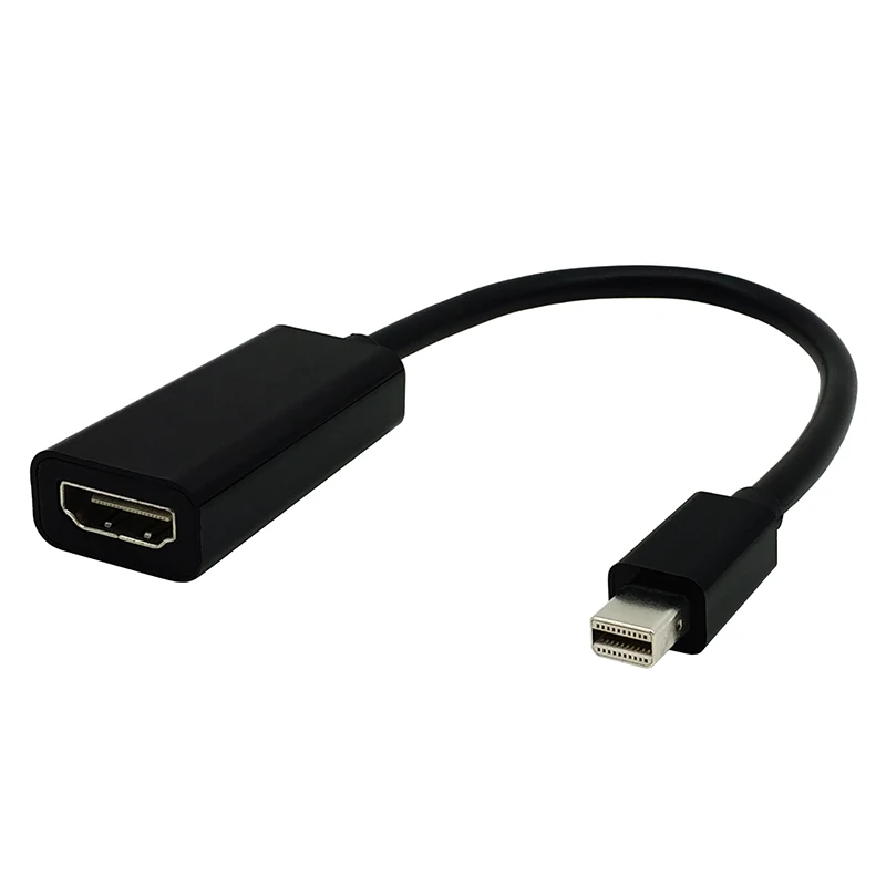 Mini DP to HDMI Converter Thunderbolt to HDMI Adapter Mini DisplayPort Cables Male to Female 1080P for Mac MacBook Projector (2)
