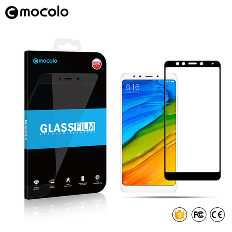 Mocolo 2.5D 9 H полное покрытие закаленное Стекло пленку защитное стекло на для Xiaomi Redmi 5