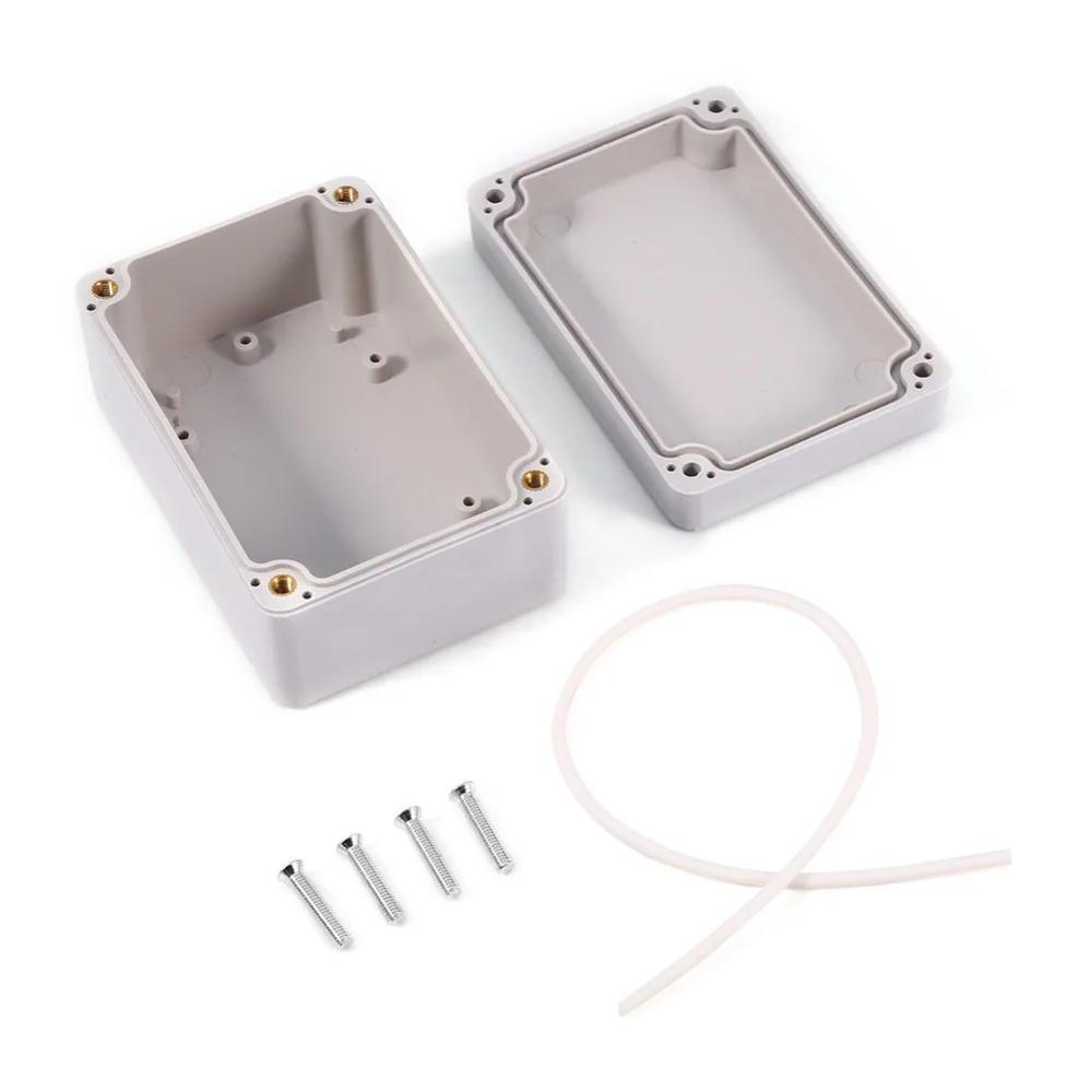 Waterproof Junction Boxes Outdoor Electrical Enclosure Case Wiring Electronic Project Instrument Connection Box Housing 2 Sizes 4