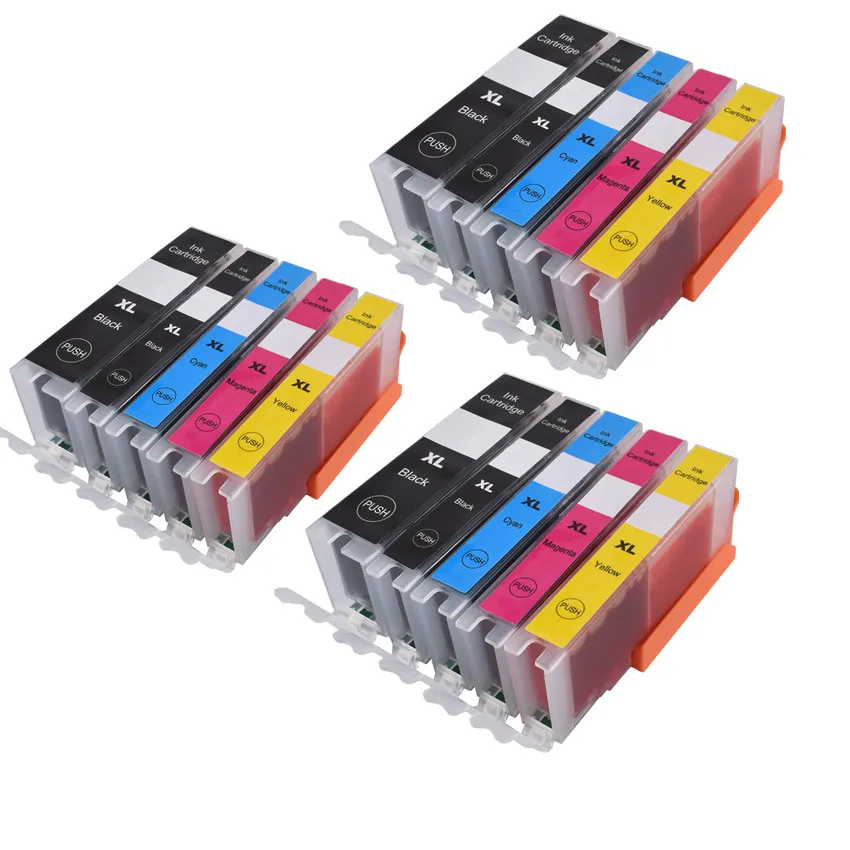 Cartouche canon pgi-570 xl cli-571 xl 5 couleurs Compatible Avec Canon  Pixma MG5750 TS6050 TS6051 TS6052 MG5751 TS5055 TS5050 MG5753 - Cdiscount  Informatique