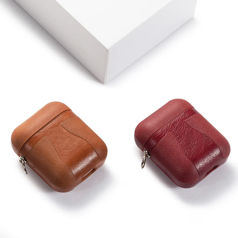 For Airpods Accessories Case For Airpods Leather Cover For Apple Earphone Earpods Protective Skin For Airpods Cases Shell (17)