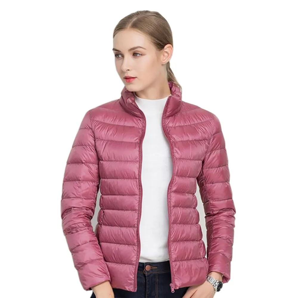 زائد حجم 5XL 6XL 7XL الشتاء معطف جدا ضوء 90% الأبيض بطة سترة نسائية ثقيلة رقيقة الإناث ضئيلة سترة دافئة يندبروف أسفل معطف