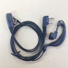 Clmap воротник большой PTT наушники K разъем 2 штыря для Kenwood Baofeng 888s uv5r Puxing 'd xun Quansheng TYT WLN и т. д. рация