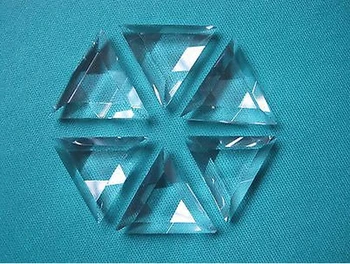 

A*6 Natural Clear Quartz Crystal Star Of David Carving ART