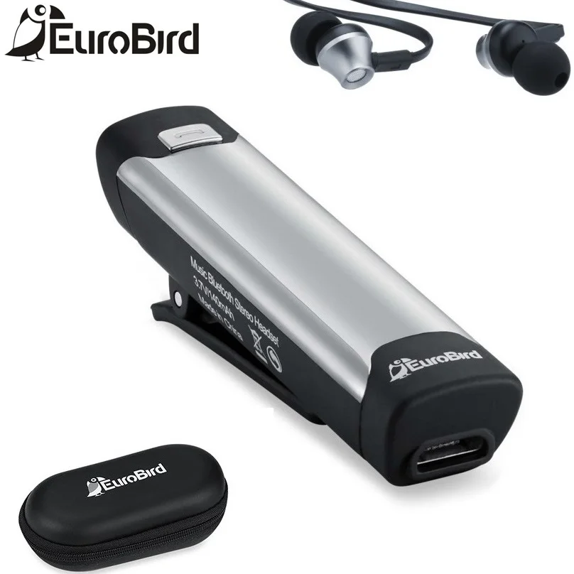 Eurobird Sport Wireless In-Ear Earphone Portable Handsfree Call Headset FM Radio HiFi HD music Bass Stereo Bluetooth Earphone 
