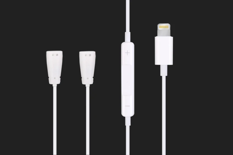 Аудиокабель с микрофоном для наушников Sennheise IE80i IE8i IE80 IE8 IE80S подходит для iPhone Xs/XR/X/8 Plus/8/7/7 Plu