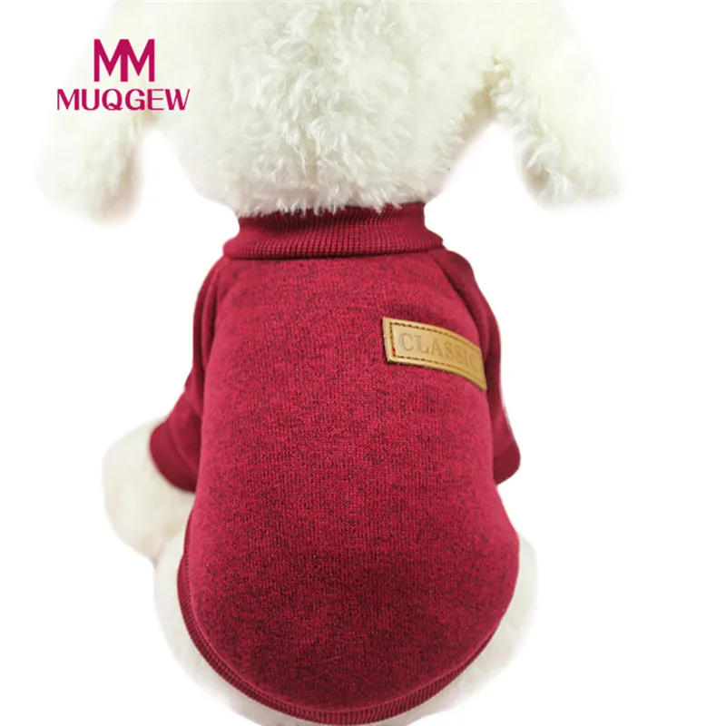 

woolen Dog Vest Shirts Clothes for Small Dog Cat Coat Puppy Classic Sweater Fleece Sweater Clothes Summer Winter Warm 2017