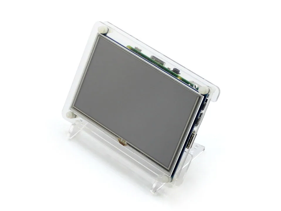 Waveshare RPi 5 дюймов HDMI lcd B с прозрачным чехол-дисплеем сенсорный экран для Raspberry Pi B+/2B/3B Banana Pi/Pro BeagleBone черный и т. д