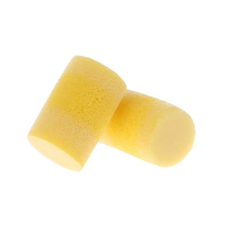 

10 Pairs PVC Soft Cylinder Shaped EarPlugs Sleeping Travel Work Ear Protection