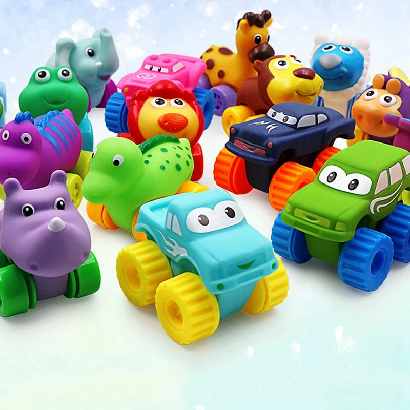 

Soft Rubber Car Crawling Car Bathing Water Puzzle Children'S Toys