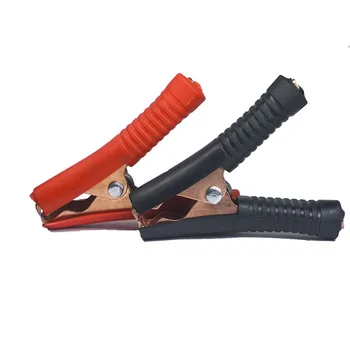 

10pcs/lot 90mm 100A Battery Alligator Clips Plastic PVC Electrical Clamp Battery clip Probe Meter Crocodile Clip