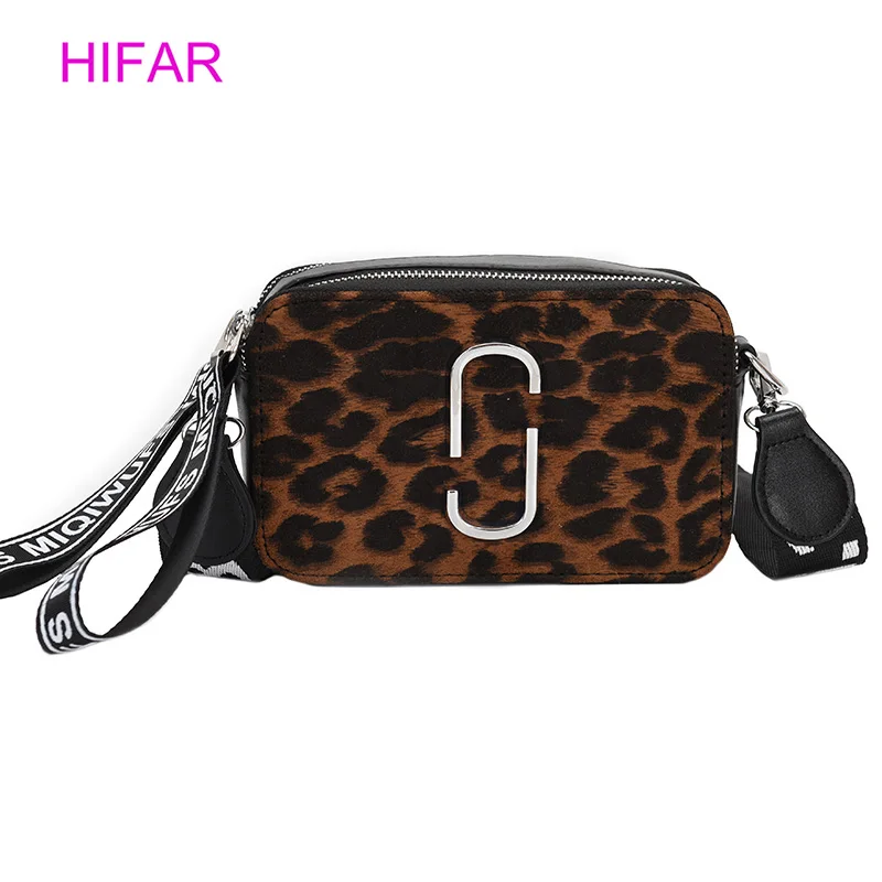 

Fashion Famous Designer Small Women Leopard Print Handbags Vintage Leather Shoulder Bag Clutch Bags Messenger Bag 2018 New