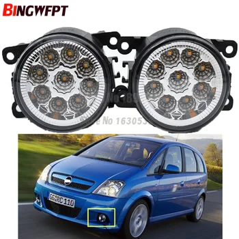 

2x Car Exterior Accessories H11 90MM LED Fog Lamps white yellow Car Styling For Opel Meriva OPC 2003-2009