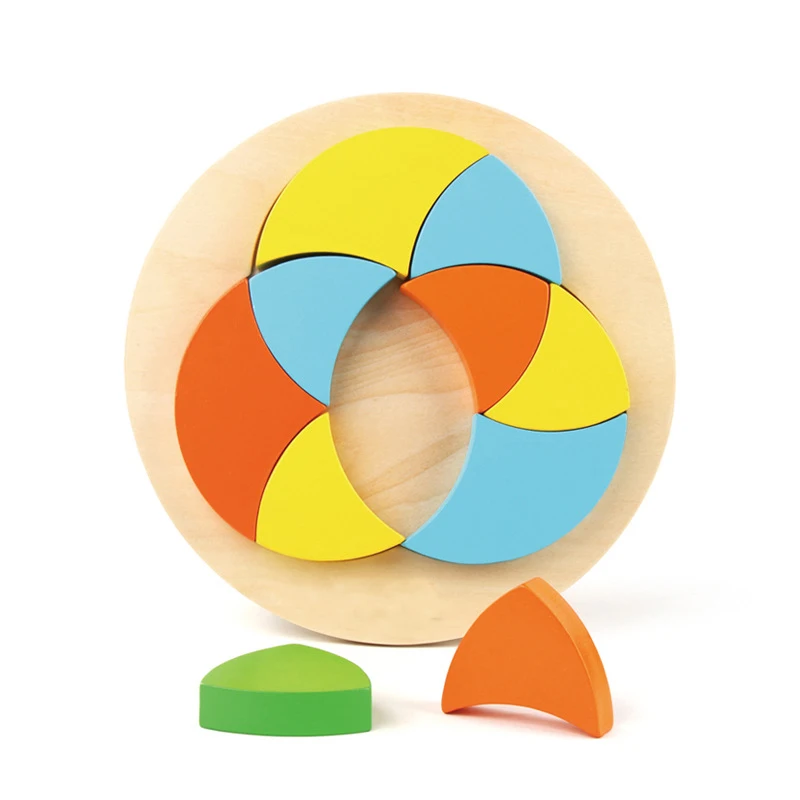 

2019 newest Baby Wooden toys Learning & Educational Montessori toy preschool education Geometry Block Shape game for Children