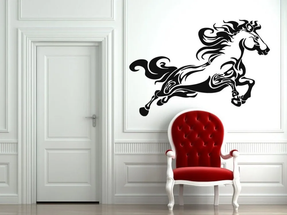 DCTAL Horse Sticker Steed Decal Muurstickers Posters Vinyl Wall Decals