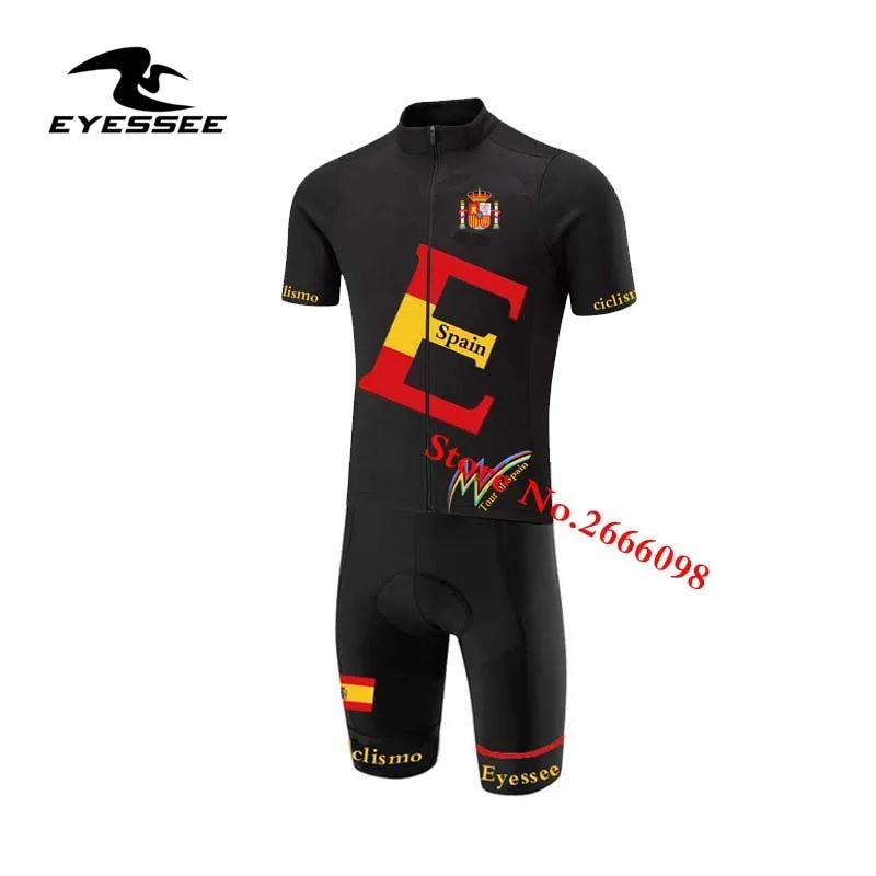 

Eyessee Brand Men Triathlon Sports Clothing Ropa De Ciclismo Bicycle Clothing Spain Cycling Skinsuit Maillot cycling clothing