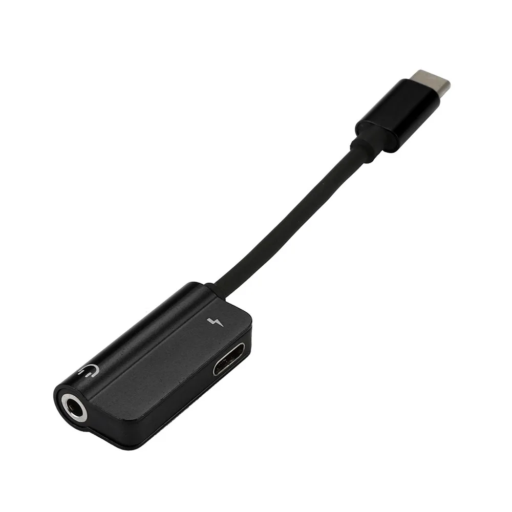 C Тип 3 5 мм адаптер для наушников Разъем зарядки поддержка аудио 2 в 1 USB зарядка