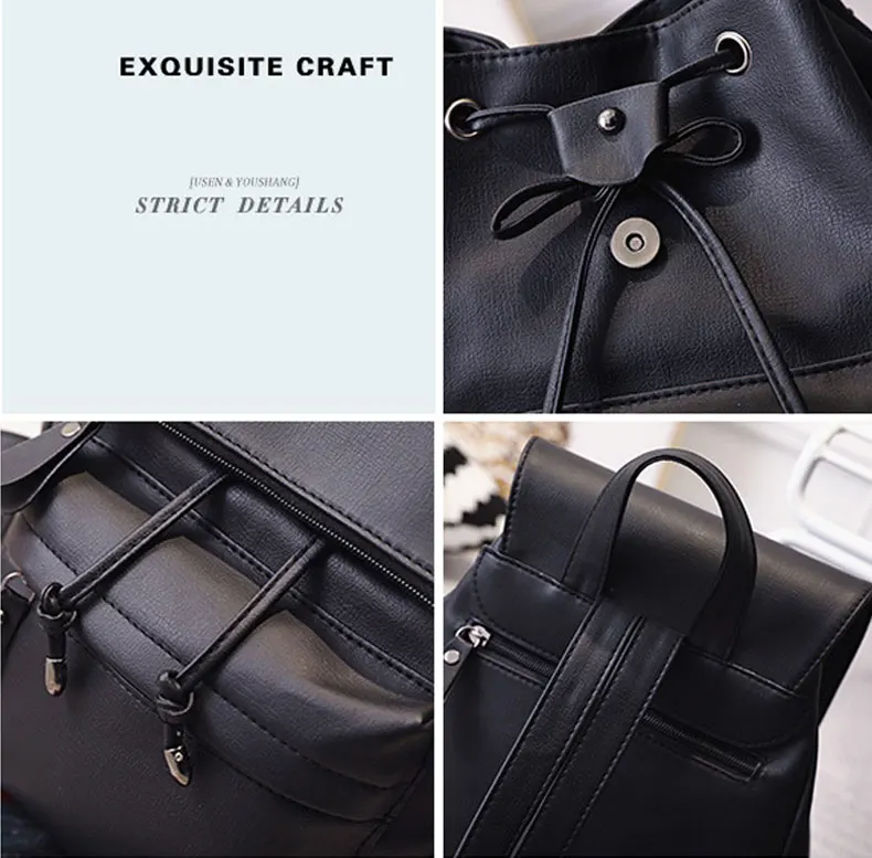 women leather backpack  (6)