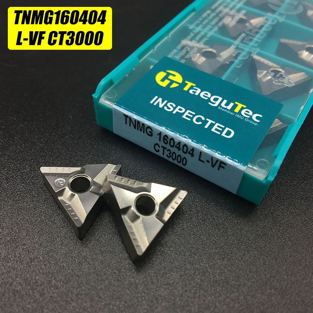 

10PCS Tnmg160404 L VF CT3000 External Turning Tools Cermet Grade Carbide insert Lathe cutter Tool Tokarnyy turning insert