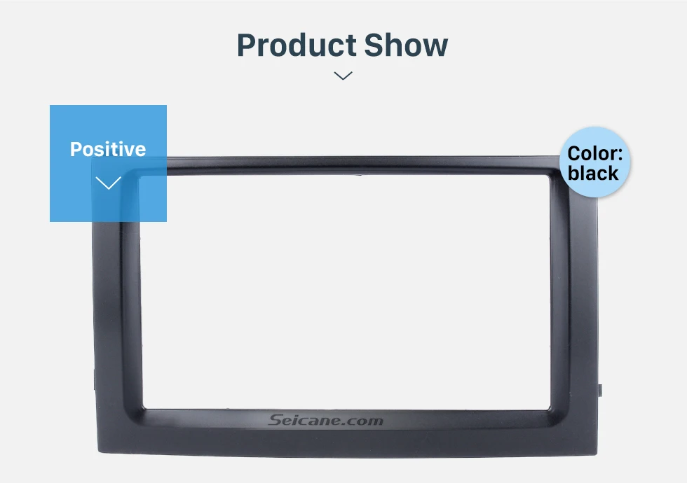 Seicane 2DIN в тире автомобилей Радио Фризовая для 2003 2004 2005 2006 Skoda Fabia универсальный стерео DVD плеер рама