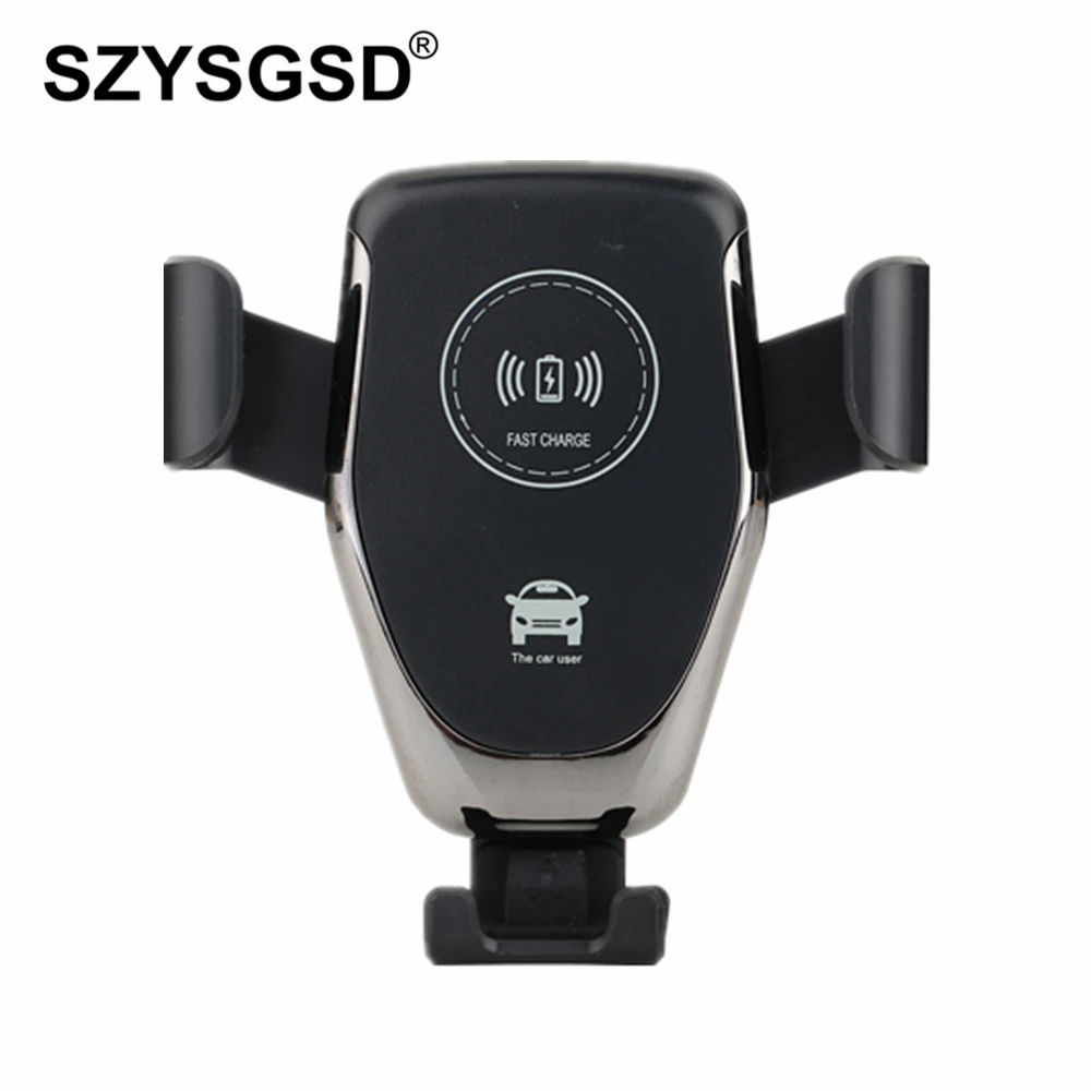 SZYSGSD Gravity Car Holder Wireless Charger for iPhone 8 X