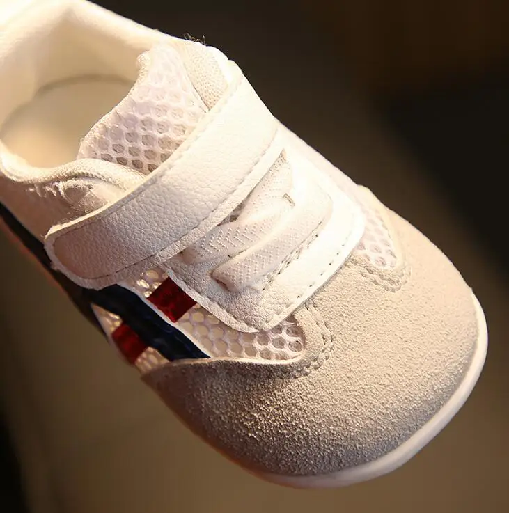 Летняя Повседневная Спортивная обувь для маленьких мальчиков и девочек; сетчатая обувь для малышей; дышащая обувь; цвет розовый, синий; 15-19; 210; TX09