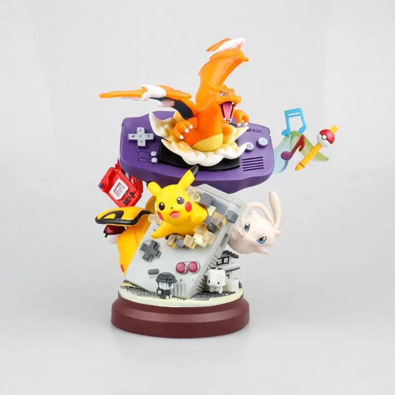 2019 New Hot Toys Charizard pikachued pokemones Action Figure Collective PVC Model Toys For Kids Birthday Gift