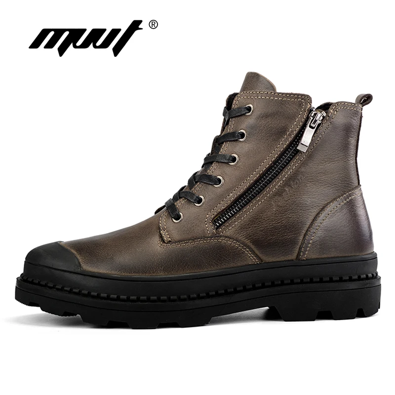 Protectores r/ígidos Integrados estables con protecci/ón de Tobillo Impermeables de Cuero Botas de Cuero Deportivas Botas de Motocicleta Hombre 42 Negro