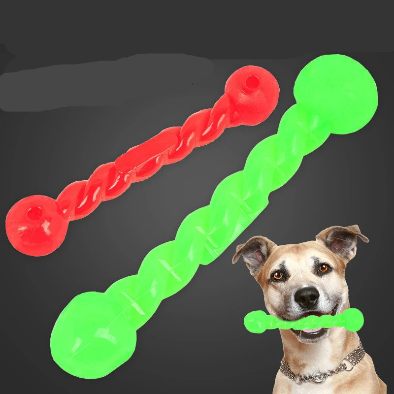 

Pet Twist Floating Stick Dog Bite Molar Puzzle Interactive Training Toy Rubber Twist Stick for Dogs Toys Pet Supplies