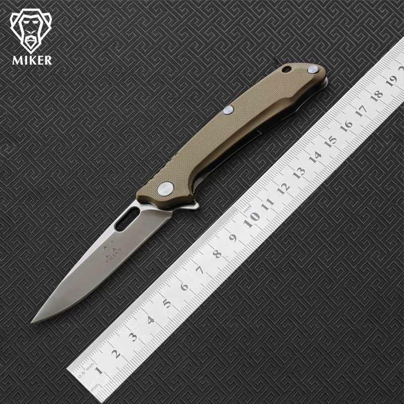Складной нож MIKER 1809 с шарикоподшипником клинок 9cr14 рукоятка G10 тактические