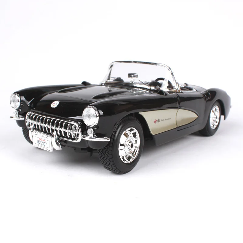 Моделирование 1:18 1957 Chevrolet Corvette металлический сплав модель автомобиля коллекция и