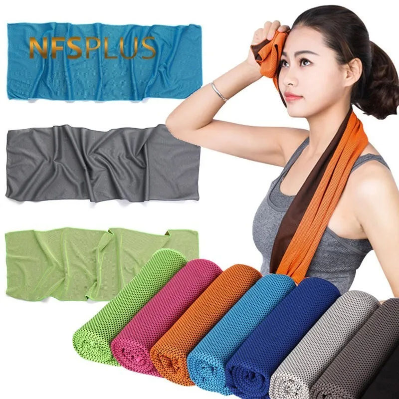 Cooling Sport Towel 30x100CM Polyester Fiber Quick Dry Super Absorbent Cool Towel for Travel Running Cycling Swimming Spa Gym