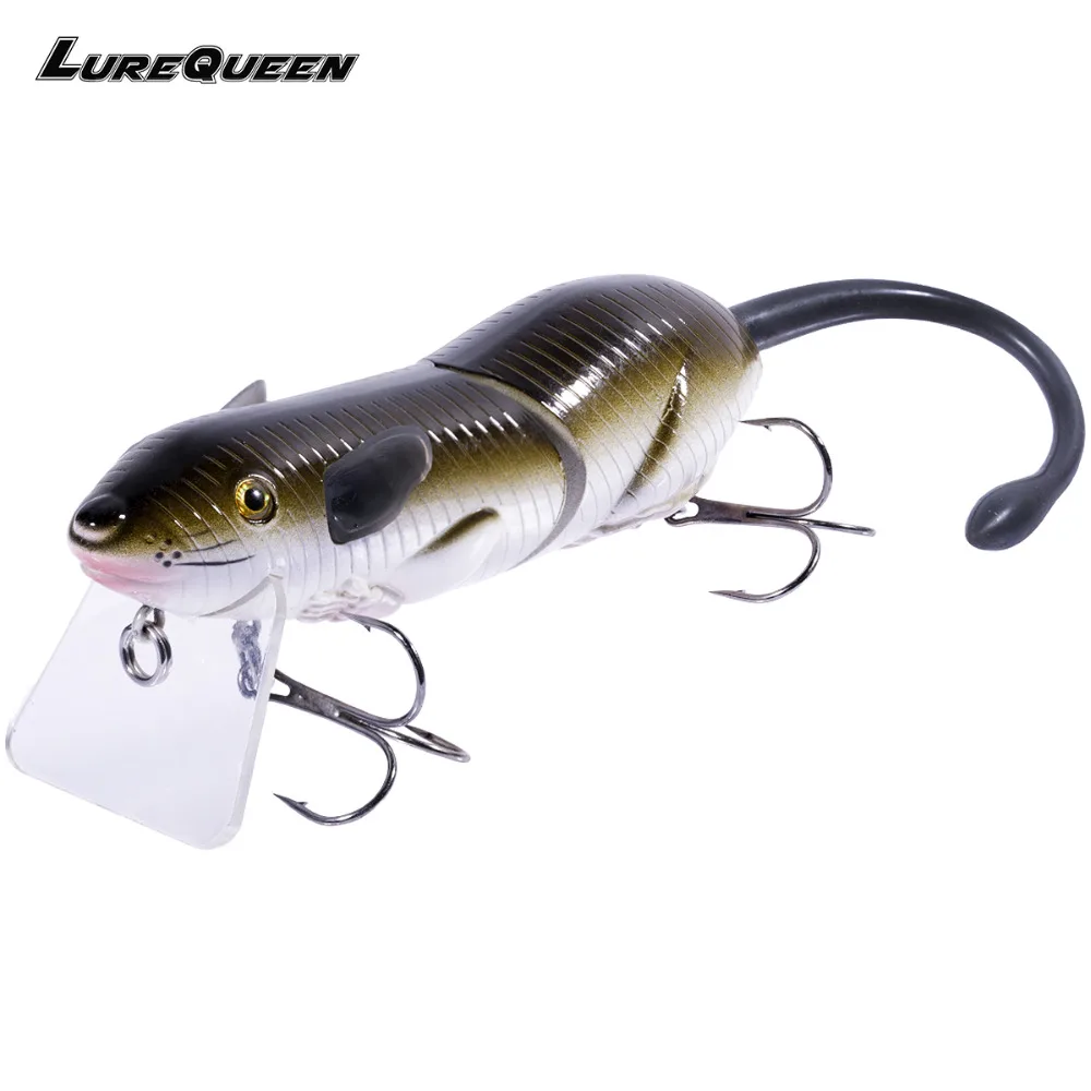 13cm 67g Mouse Fishing Lures Lifelike Bionic Rat Jointed Baits