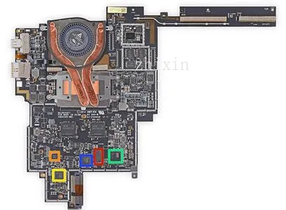 Материнская плата yourui для Microsoft Surface Pro 3 I5 cpu 4G RAM материнская Полная