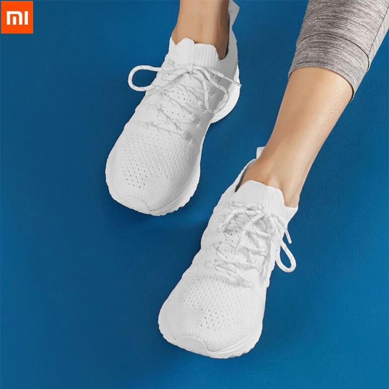 Xiaomi Mijia 2 кроссовки спортивная обувь uni-литье Techinique Fishbone замок Система эластичный Вязание амортизирующие для женщин Новинка