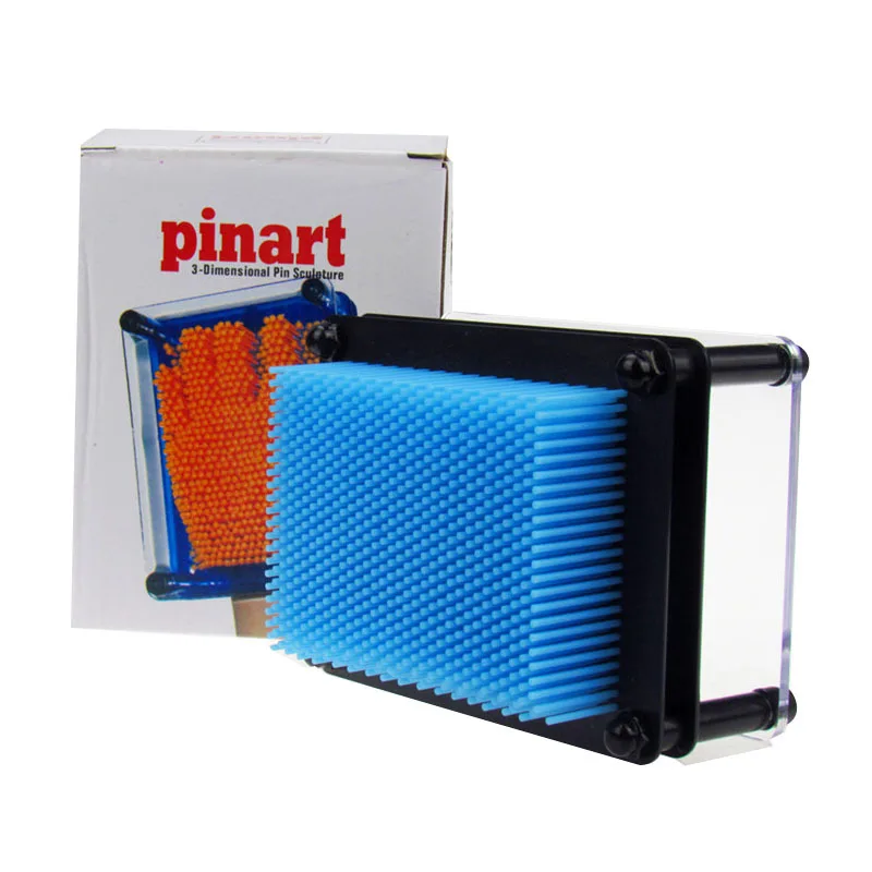 3D Plastic Pin Art Picture Impression Gadget Frame Classic Children Pinart Toy 