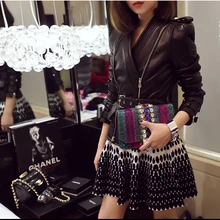 Джинсовая куртка настоящий полный Jaquetas Feminino Bomber осень новая овечья кожа женская секция тонкая куртка Локомотив большой размер