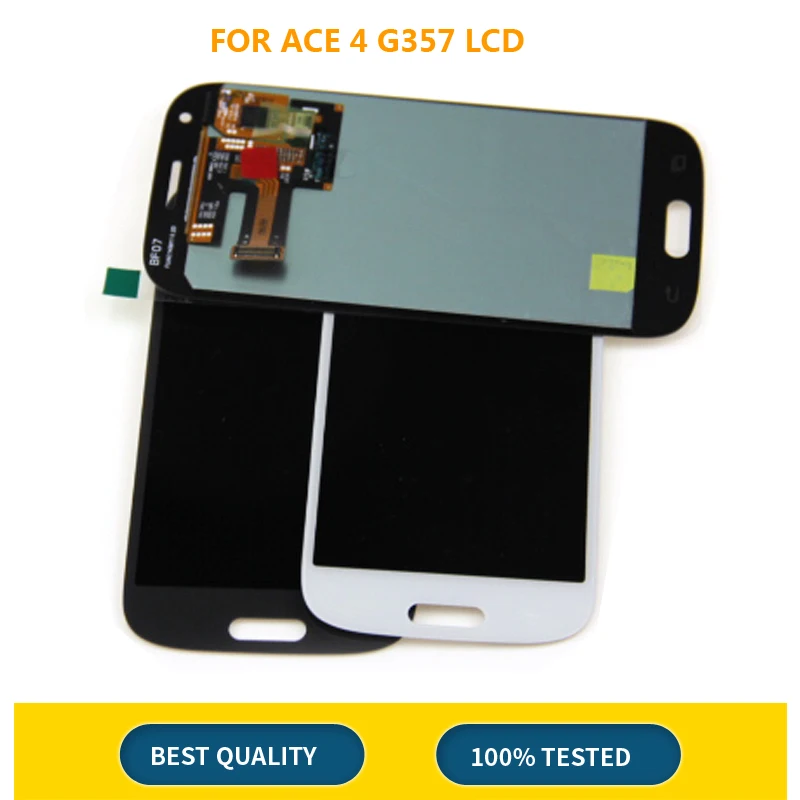 

With Touch Screen Digitizer LCD for Samsung Galaxy Ace 4 SM-G357 G357 G357FZ Ace4 SUPER AMOLED LCD Display Assembly Replacement