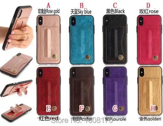 C Ku ID Кредитные карты слот коробка подставка кожаный чехол для Huawei P Smart Mate10 Lite P20 P8