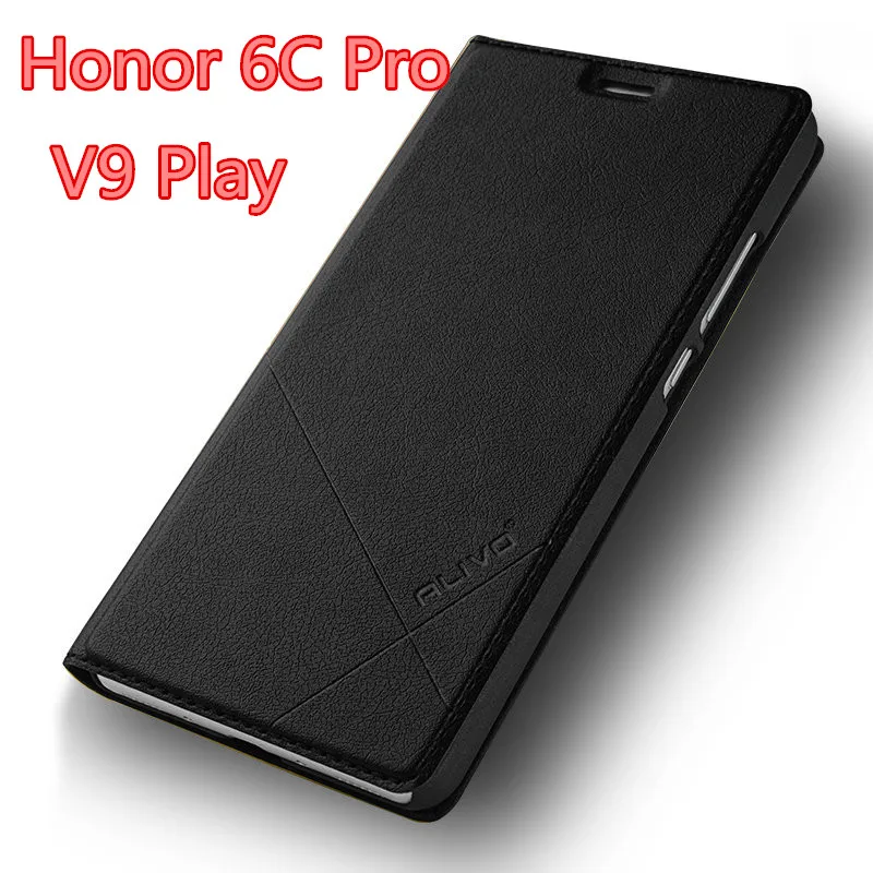 

huawei honor 6c pro Case PU Leather Business Series Flip Cover stand case For huawei honor 6c pro #0918 with Tracking Number