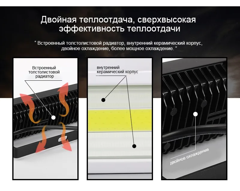 [Эко Cat] светодиодный свет потока 100 Вт Водонепроницаемый IP66 Открытый 220 В 230 В 240 В светодиодный проектор свет