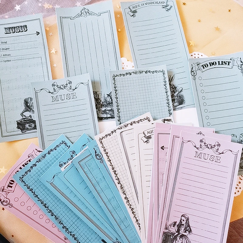 

24Pcs Tag Note Paper Stickers Junk Journal Planner Stickers Scrapbooking Vintage TN Decorative Stickers DIY Craft Photo Albums